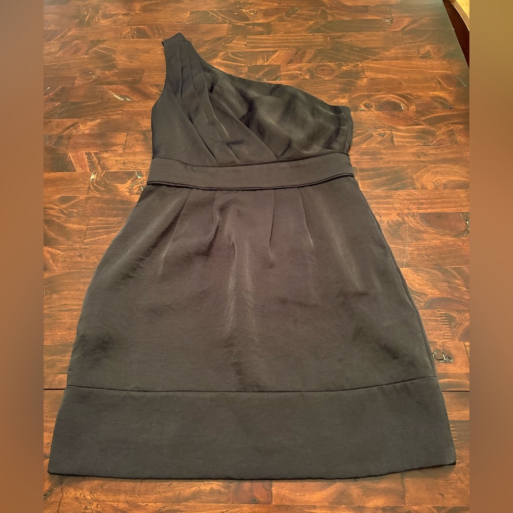 BCBGeneration Chic Black One-Shoulder Dress